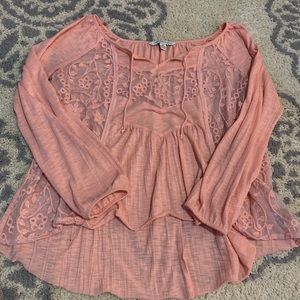 Baby pink American Eagle shirt
